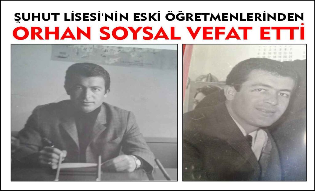 Şuhut Lisesi’nin başısağolsun