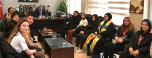 Afyon Kocatepe Üniversitesi Şuhut Meslek Yüksekokulu  Gıda Bölümü Öğrencileri Kaymakam Han’ı Ziyaret Etti