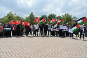 Afyon’da İsrail’in Gazze’ye yönelik saldırıları protesto edildi