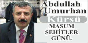 MASUM ŞEHİTLER GÜNÜ