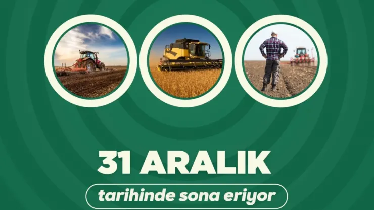 ÇKS VE TARIM SAYIMINDA SON GÜN 31 ARALIK