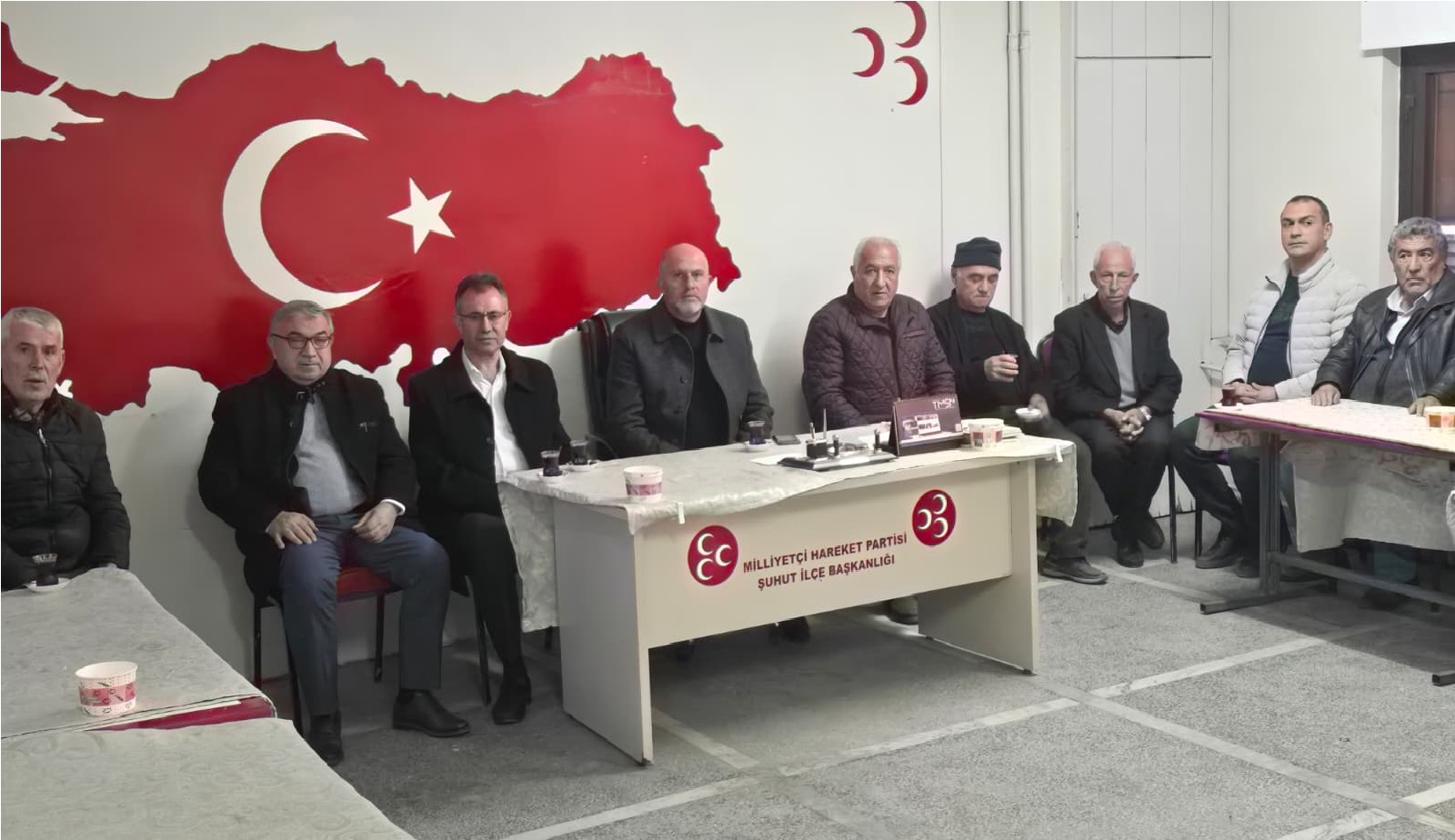 MHP Şuhut İlçe Teşkilatı Haftalık İstişare Toplantısını Gerçekleştirdi
