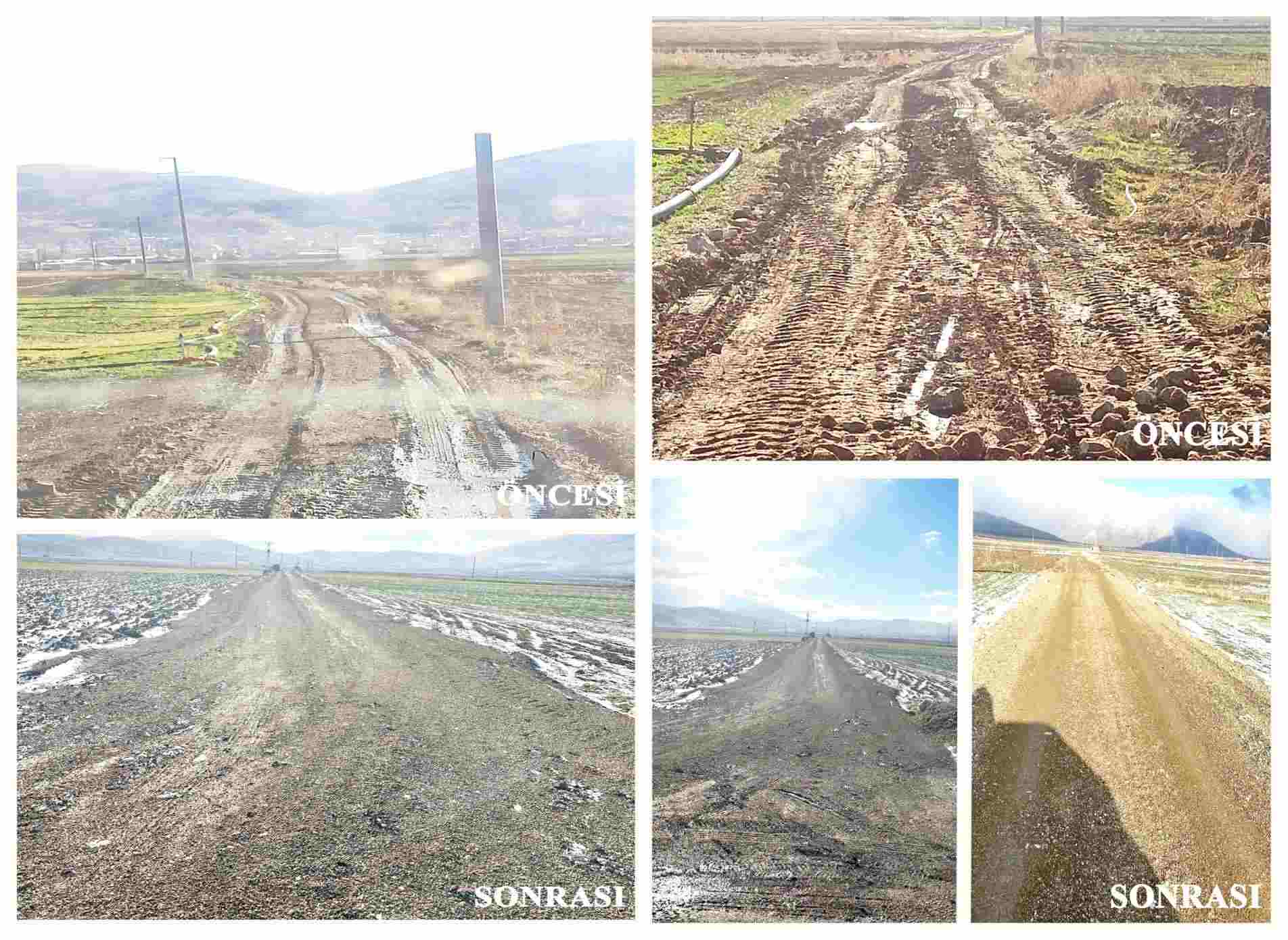 KARAADİLLİ BELEDİYE BAŞKANI HÜSEYİN ŞAHİN’DEN ALKIŞLANACAK HAREKET: ARAZİ YOLLARI STABİLİZE HALE GETİRİLDİ