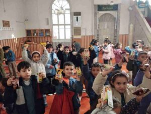 Kurtuluş İlkokulu Öğrencilerinden Yeni Cami’ye Anlamlı Ziyaret