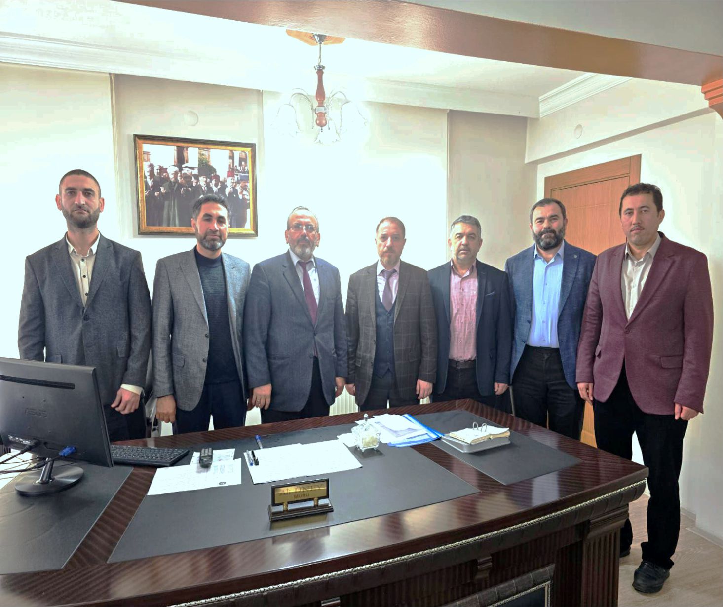 Şuhut Bölge Yatılı Kur’an Kursu’ndan İlçe Müftüsü Ali Üney’e Ziyaret