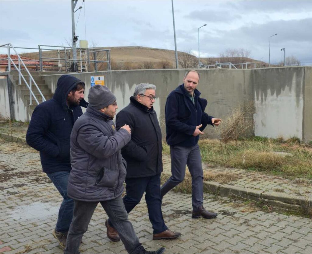 Başkan Özaşkın’dan Hallaç Köyü Atık Su Arıtma Tesisi’ne İnceleme Ziyareti