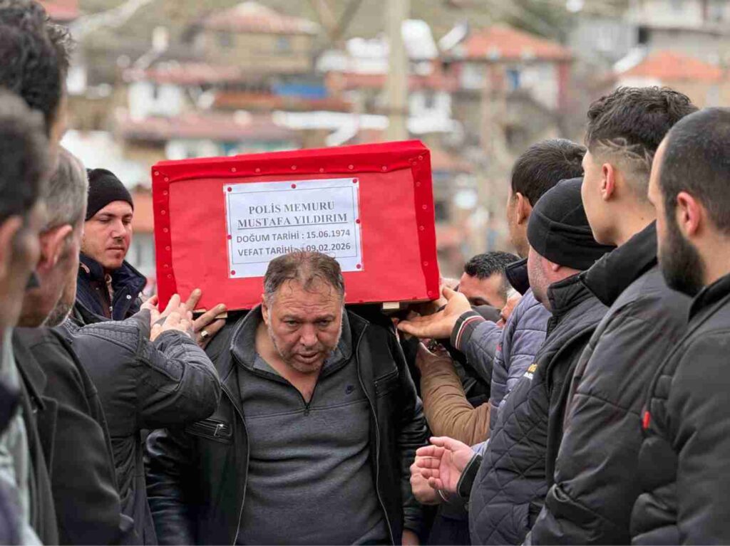 Polis Memuru Mustafa Yıldırım Son Yolculuğuna Uğurlandı