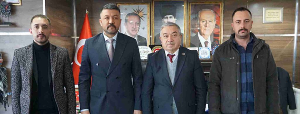 ÜLKÜ OCAKLARI İL BAŞKANI ÇETİNKAYA’DAN BAŞKAN ÖZAŞKIN’A ZİYARET