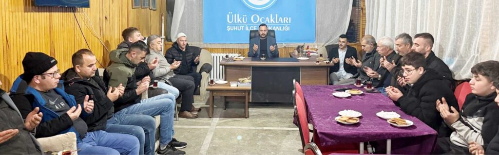 Şuhut Ülkü Ocakları’ndan 6 Şubat Deprem Şehitleri İçin Kur’an-ı Kerim Okundu