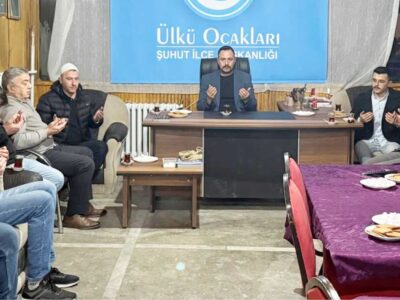 Şuhut Ülkü Ocakları’ndan 6 Şubat Deprem Şehitleri İçin Kur’an-ı Kerim Okundu