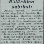 BİR ŞUHUT POLİSİYESİ: NAMI DİĞER KARABİBER
