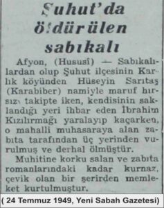BİR ŞUHUT POLİSİYESİ: NAMI DİĞER KARABİBER
