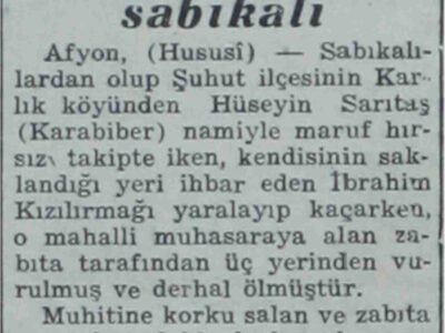 BİR ŞUHUT POLİSİYESİ: NAMI DİĞER KARABİBER
