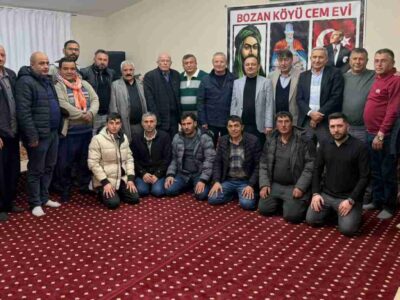 Bozan Köyü Cemevi’nde Birlik ve Dayanışma Buluşması