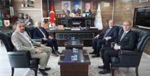 TÜRK EĞİTİM-SEN’DEN BAŞKAN ÖZAŞKIN’A ZİYARET