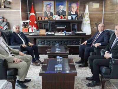 TÜRK EĞİTİM-SEN’DEN BAŞKAN ÖZAŞKIN’A ZİYARET