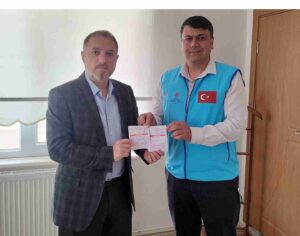 İlçe Müftüsü Ali Üney’den Türkiye Diyanet Vakfı’na 2 Adet Kurban Bağışı