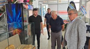 BAŞKAN ÖZAŞKIN’DAN HASNUR TAŞFIRINEKMEĞİ’NE HAYIRLI OLSUN ZİYARETİ