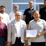 MHP ŞUHUT İLÇE BAŞKANI KÜRŞAT AĞDUK MAZBATASINI ALDI