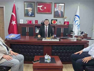 BAŞKAN ÖZAŞKIN’DAN SGK İL MÜDÜRÜ ÇELİKBAŞ’A ZİYARET