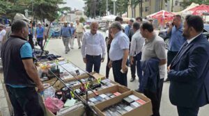 TAYTAK VE TEŞKİLAT YÖNETİCİLERİNDEN ŞUHUT ESNAFINA ZİYARET