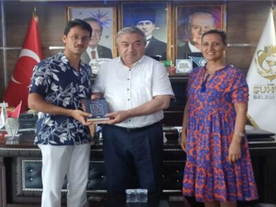 YKS TÜRKİYE 2’NCİSİ METE KAYRA YILMAZ’DAN BAŞKAN ÖZAŞKIN’A ZİYARET